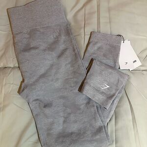 NWT Gymshark Adapt Camo Seamless Leggings, High Waist, Scrunch Butt